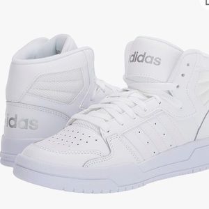 NWT - Adidas Entrap Mid Hightops, White